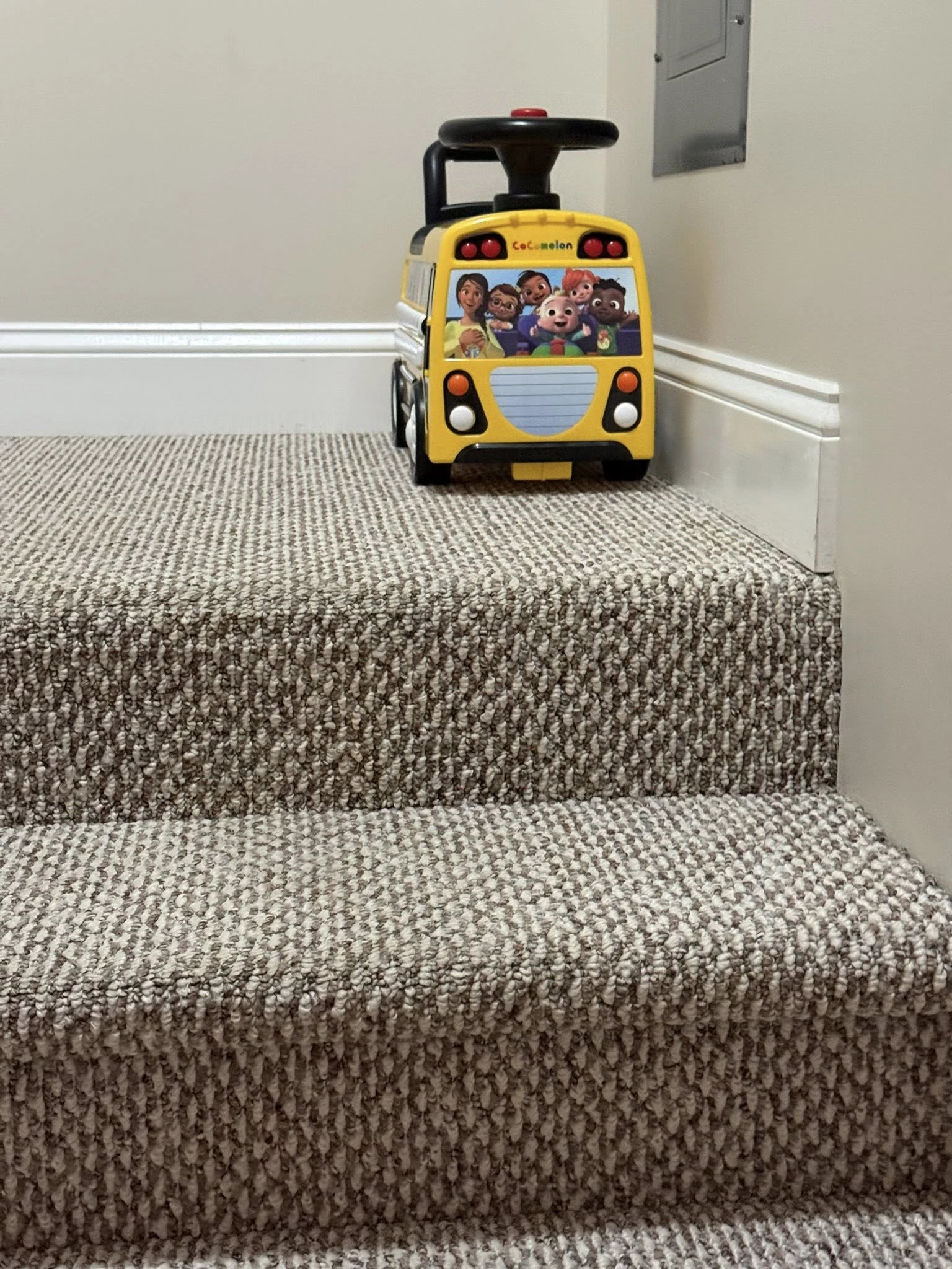 Toy bus left behind