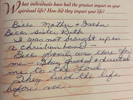 Aunt Delories's Journal