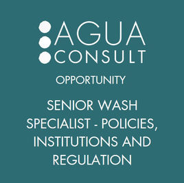 Aguaconsult is Hiring!                                       Senior WASH Specialist – Policies, Institutions & Regulation