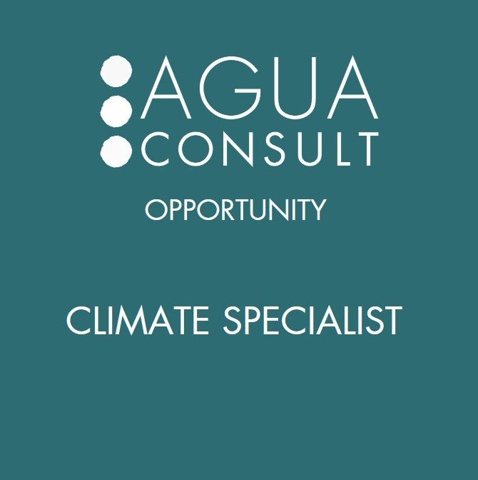 Aguaconsult is Hiring!                                       Climate Specialist 