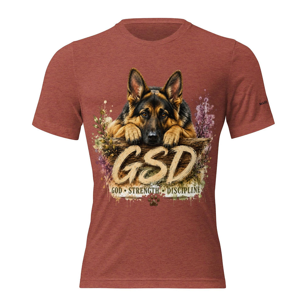 Thumbnail: German Shepherd Shirt, GSD Dog Lover T-Shirt, German Shepherd Owner Gift
