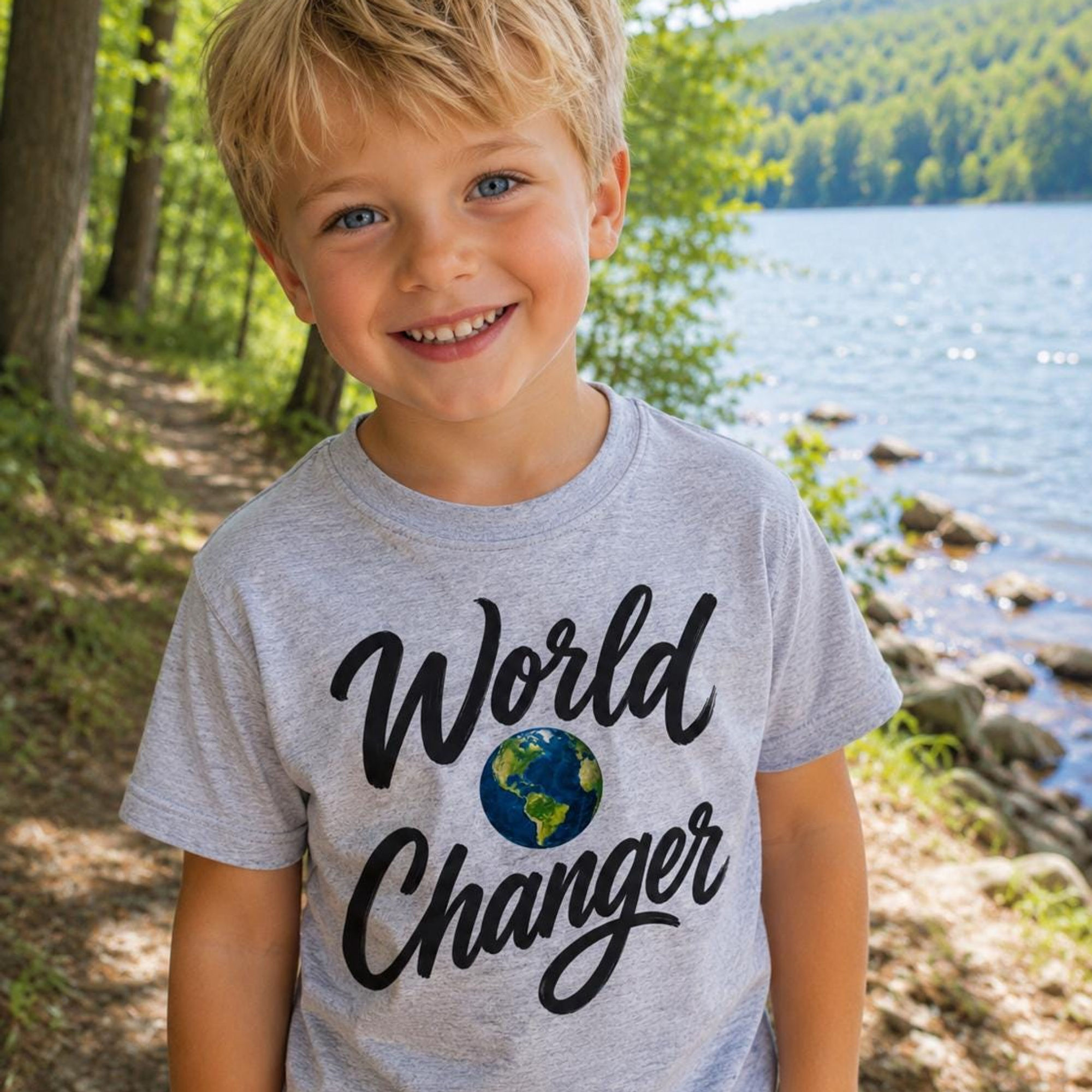 World Changer Toddler Shirt, Christian Kids T-Shirt, Faith Toddler Tee