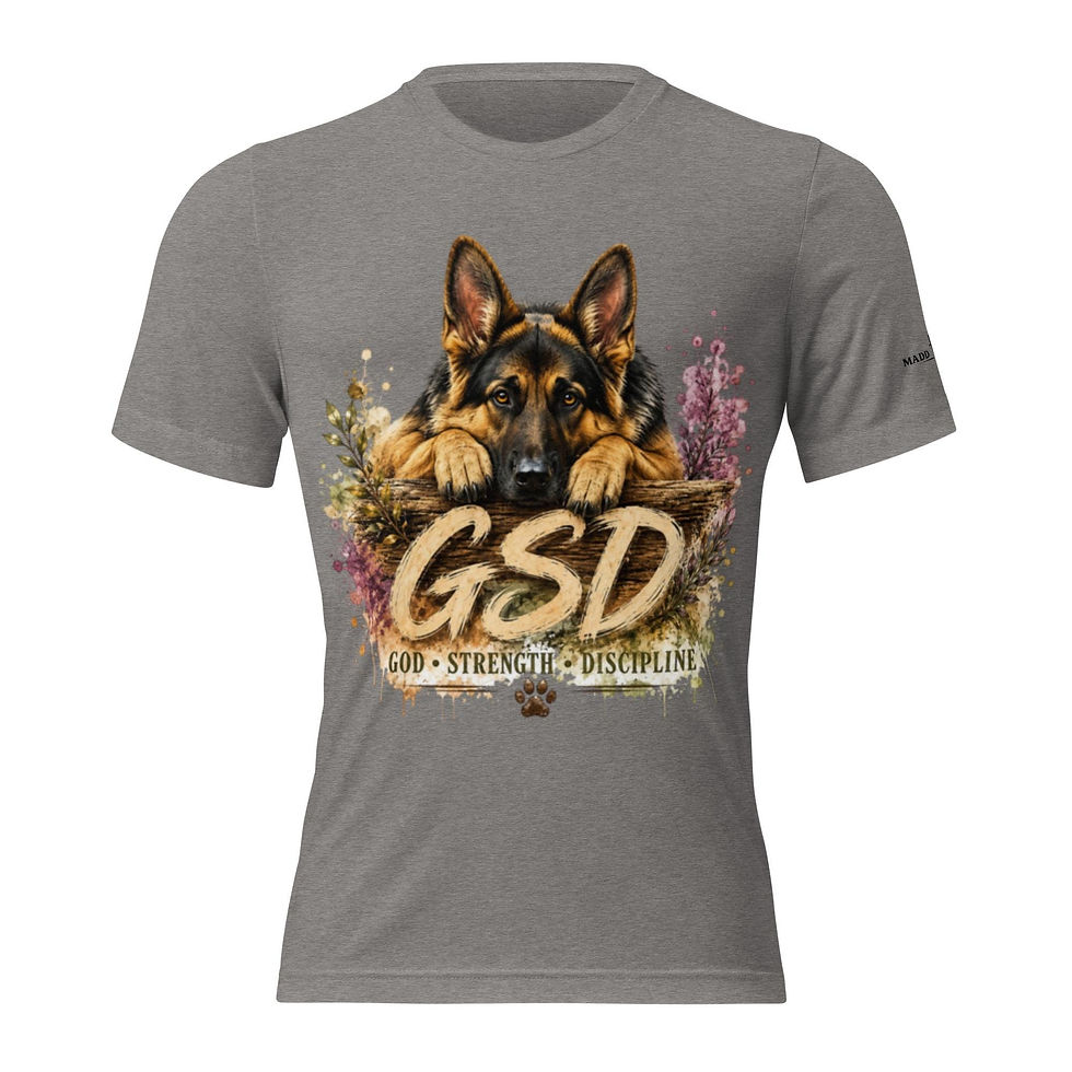 Thumbnail: German Shepherd Shirt, GSD Dog Lover T-Shirt, German Shepherd Owner Gift