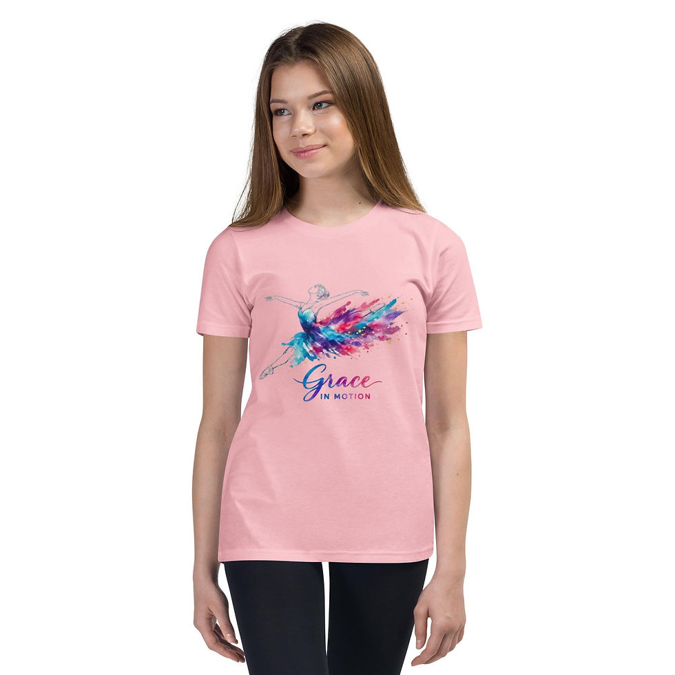 Thumbnail: Grace in Motion Shirt, Ballet Dancer Gift, Inspirational Dance Shirt