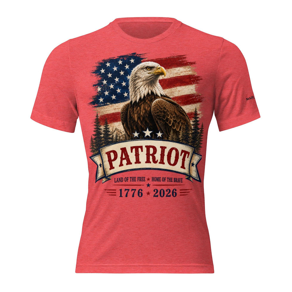 Thumbnail: Patriot Eagle Shirt, American Flag T-Shirt, USA 1776 2026 Shirt