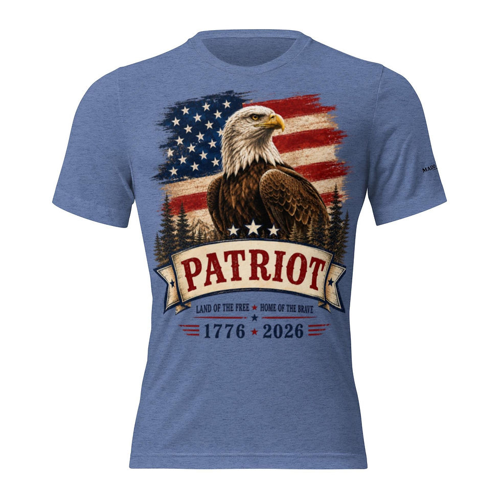 Thumbnail: Patriot Eagle Shirt, American Flag T-Shirt, USA 1776 2026 Shirt