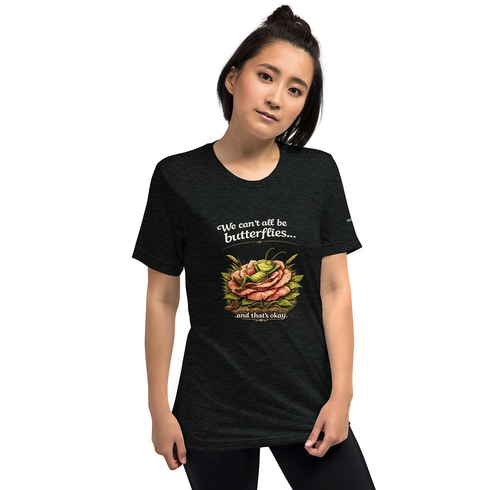 Thumbnail: Funny Grasshopper T-Shirt | We Can't All Be Butterflies That's Okay Shirt