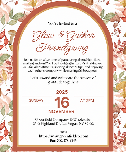 Orange Watercolor Floral Thanksgiving Dinner Invitation.PNG