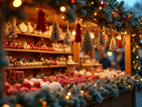 Capturing Joy: Exploring the Magic of Christmas Markets Through Miniature Winter Art