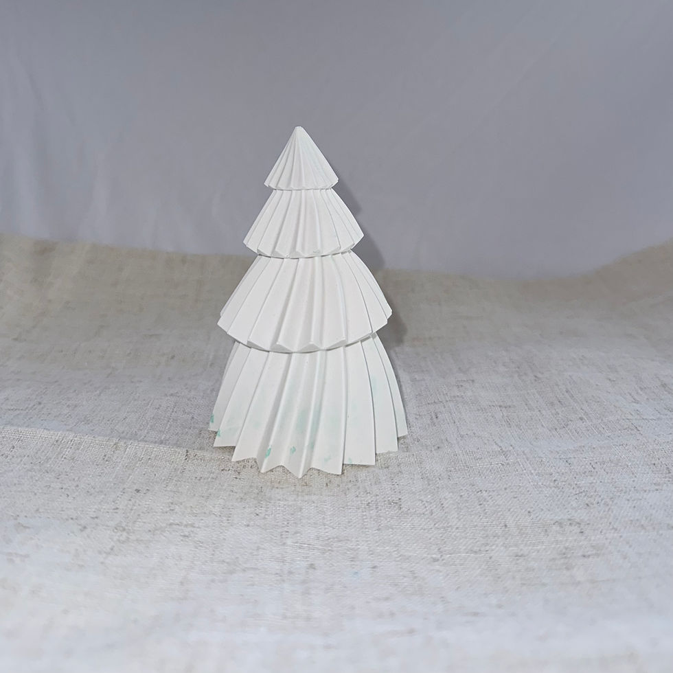 Jesmonite Muse Curve Dish on bedside table holding rings, earrings, or small trinkets, minimalist décor