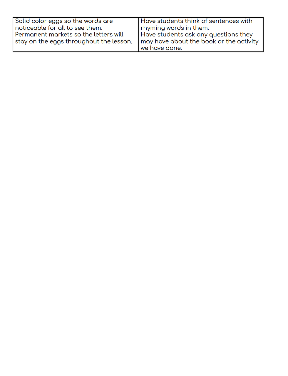 INTEGRATED LITERACY LESSON PLAN 3