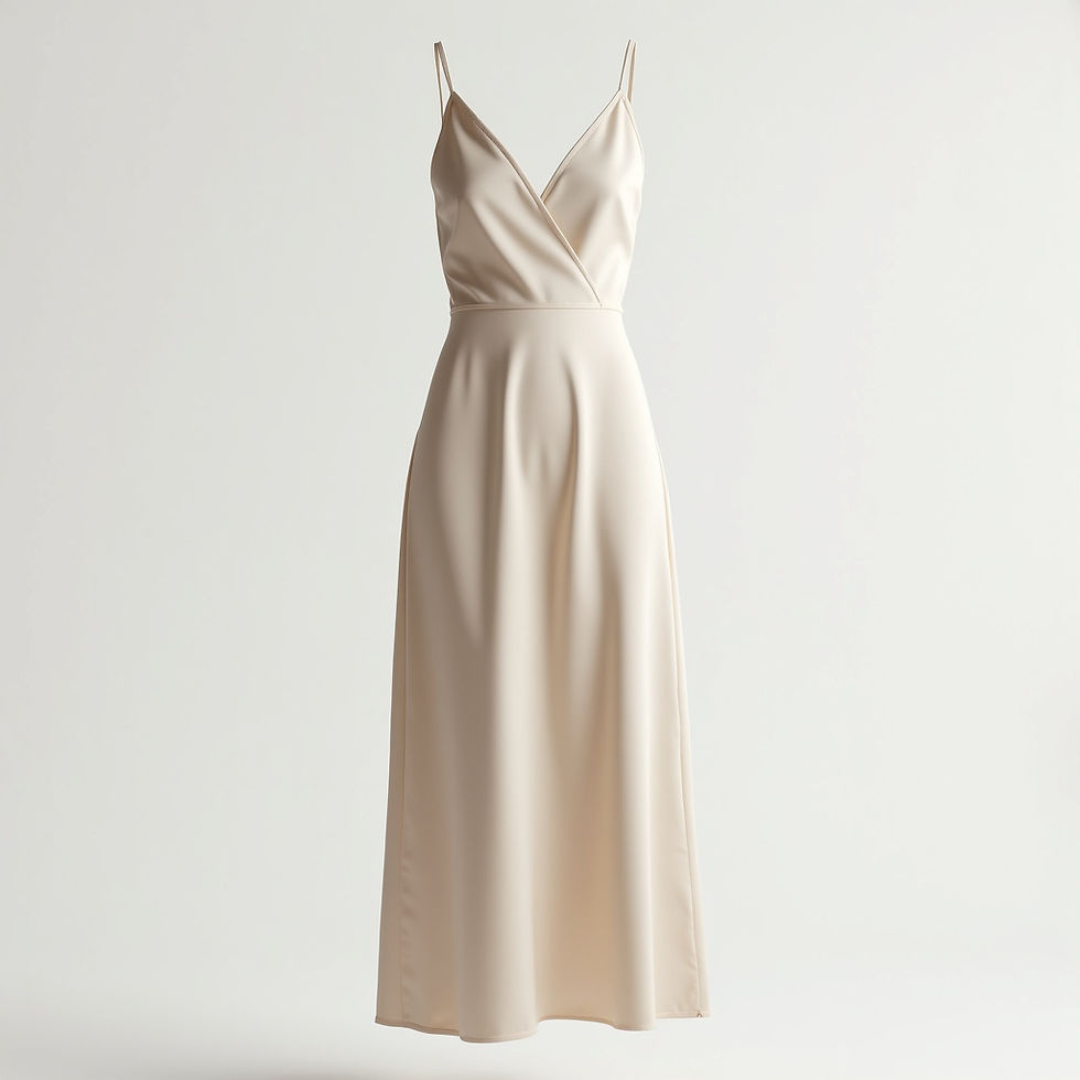 Vestido Midi Cetim