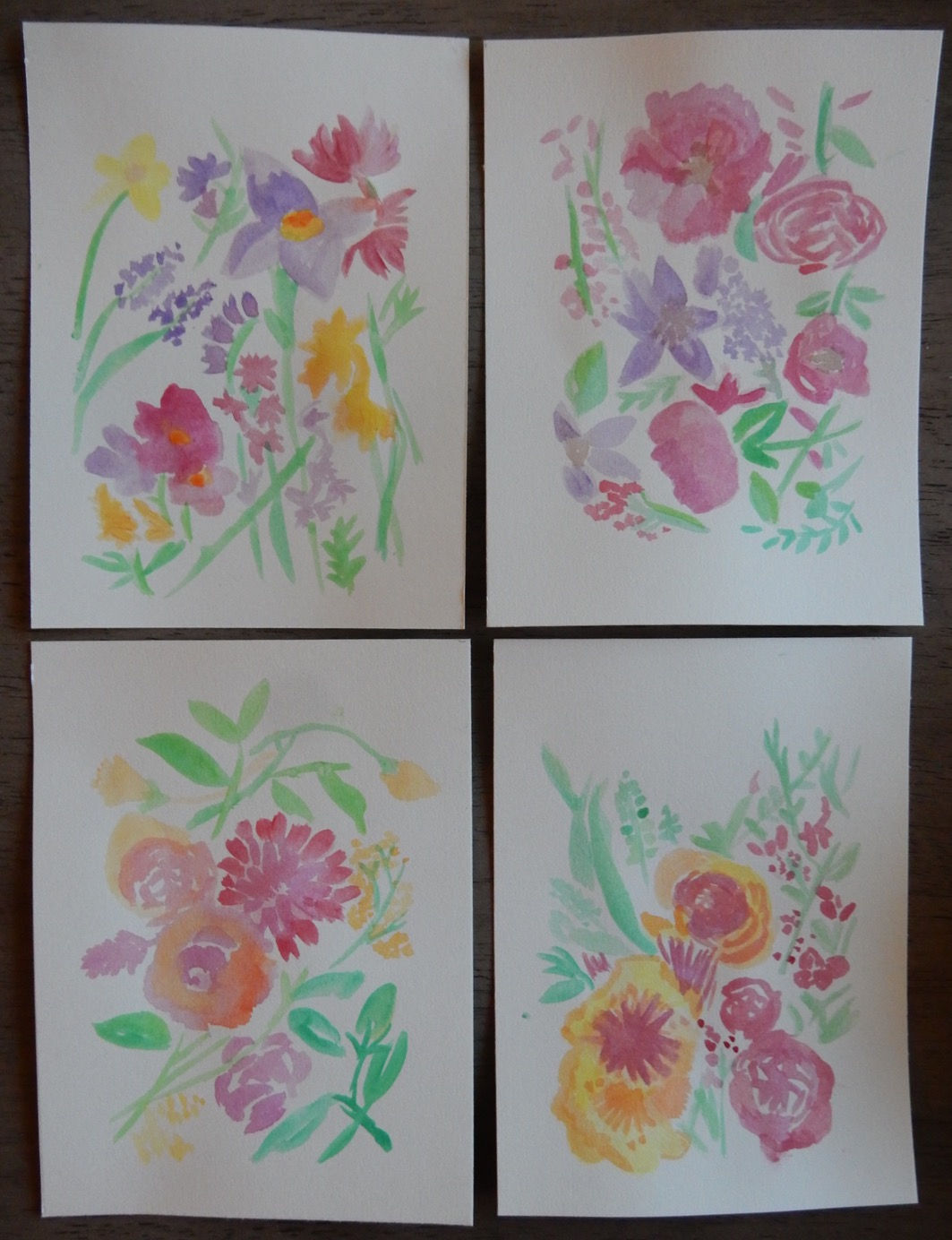 Flower Bundle (set of 4)