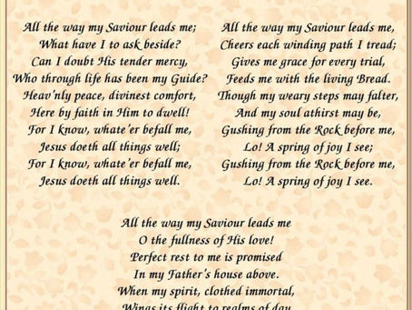 All The Way My Savior Leads Me by Fanny Crosby
