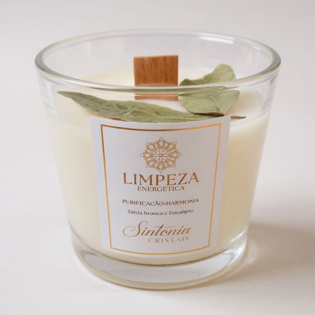 Vela Terapêutica Limpeza Energética