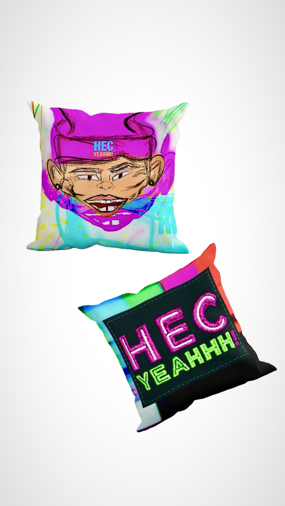 サムネイル： ‘Yeahhh!’ Intentional 2 pillow set