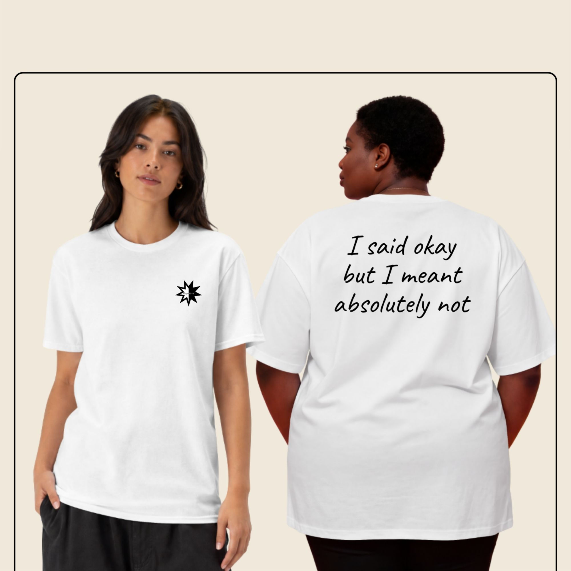 Funny autism t shirt with I said okay but I meant absolutely not text
