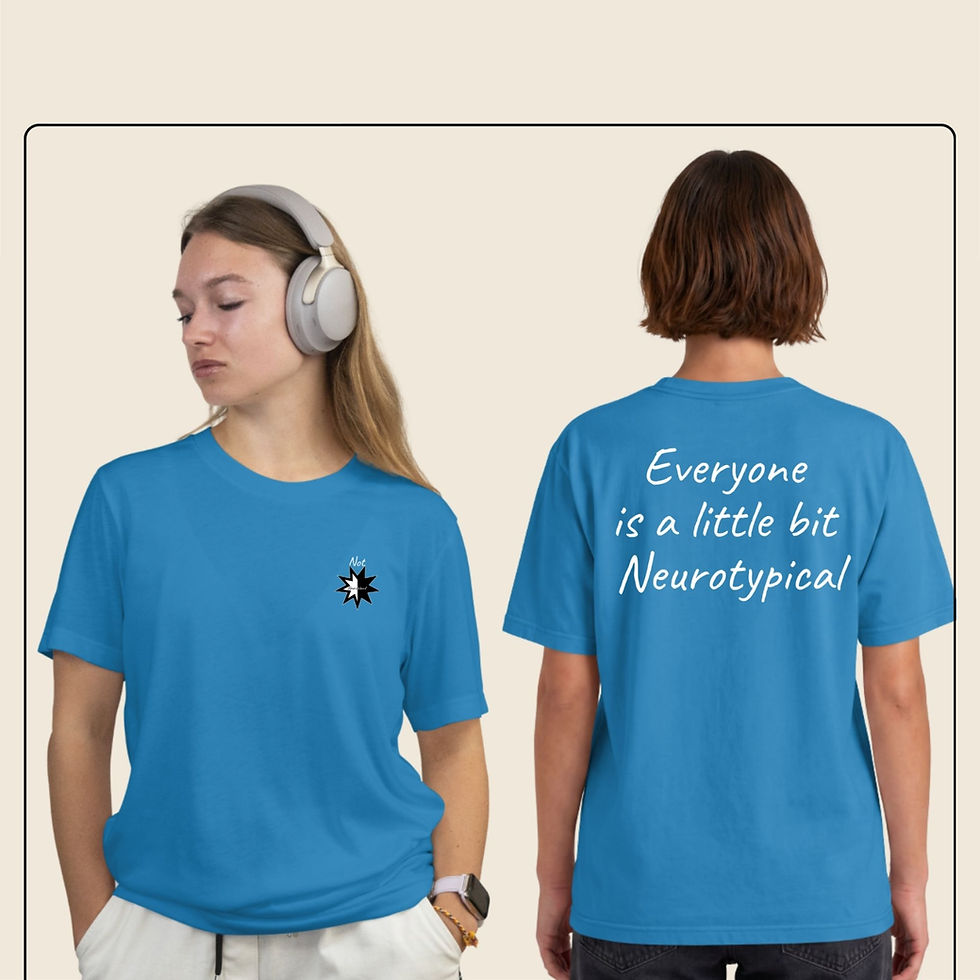 Funny autism t shirt: Everyone is a Bit Neurotypical