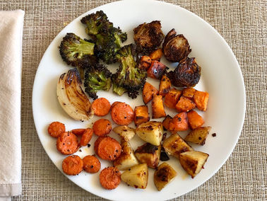 Simple Pan Roasted Vegetables