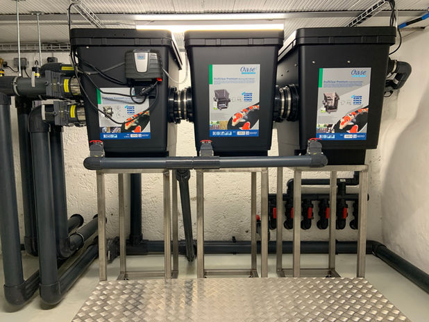 Unterhalt an Filtertechnik von Koiteich und Pool in Bern, Solothurn ud Basel 
