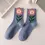 Thumbnail: Petal Perfect Soft Blue Floral Socks