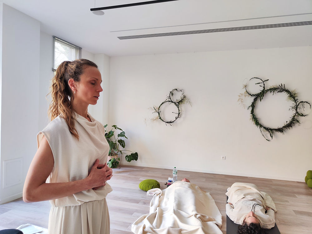 séance de connexion au corps en groupe
