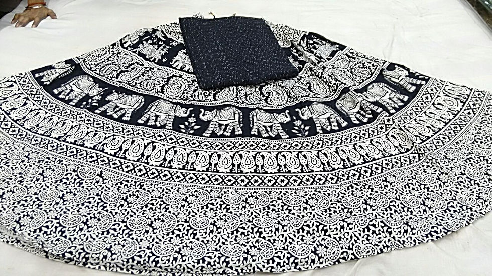 Thumbnail: COTTON SKIRT WITH TOP