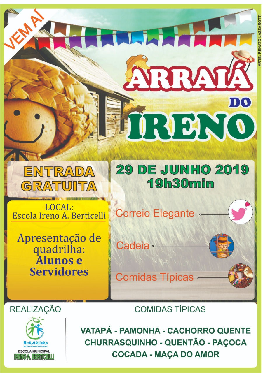 Bombeiro Militar Mirim no Arraiá do Ireno