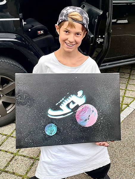 Galaxy Leinwand 