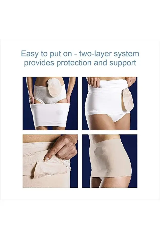 Miniatură: Centură StomaSafe Cool BREEZE pt. colostomie/ileostomie/urostomie, elastică, Uni