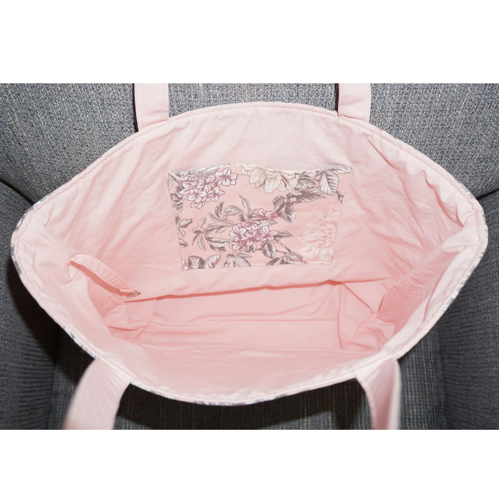 Thumbnail: Quilted Market Tote Bag