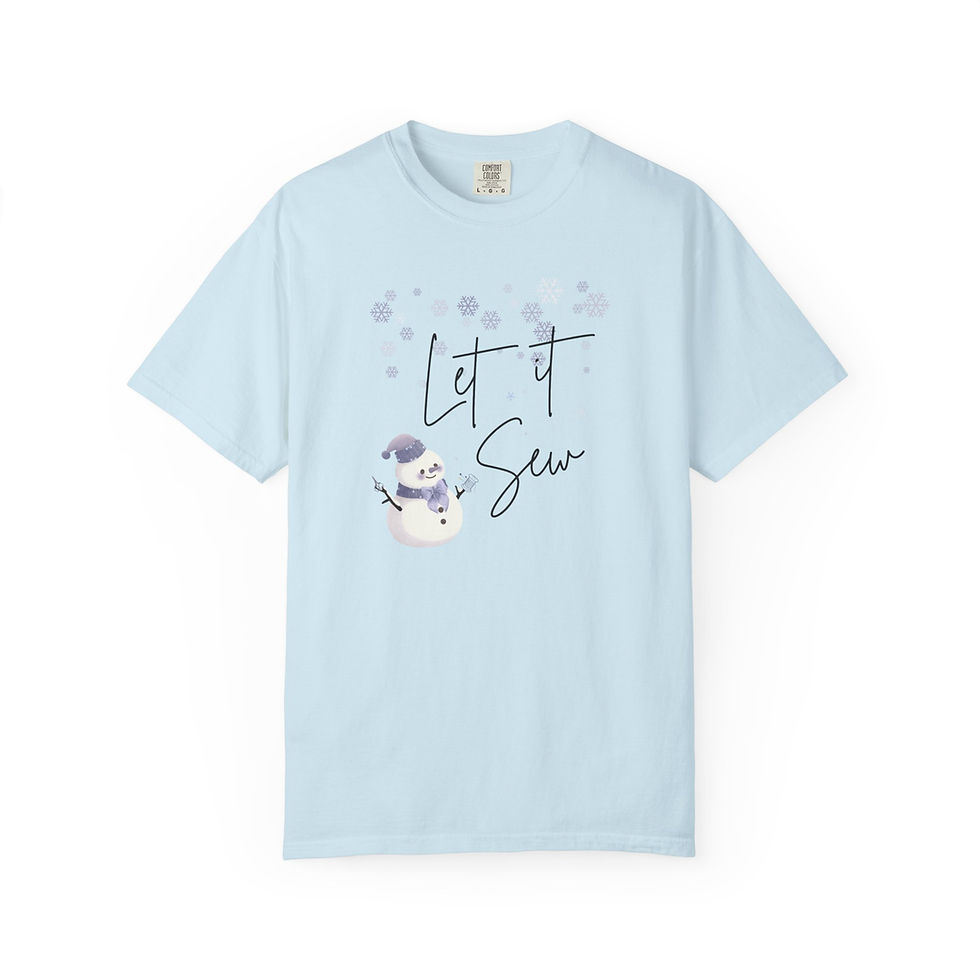 Thumbnail: Let It Sew Snowman T-Shirt