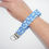 Thumbnail: Blue Daisy Wristlet Keychain