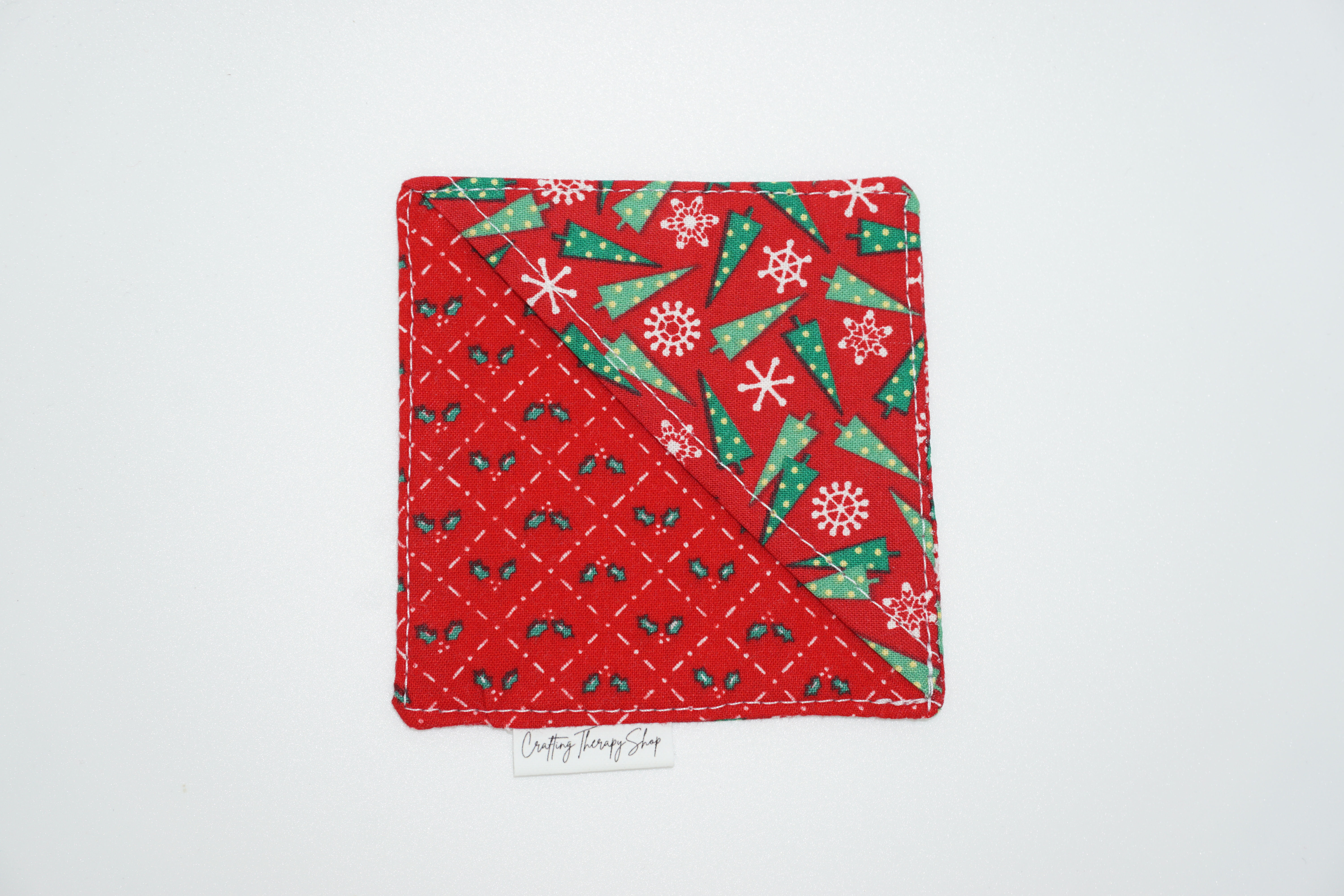 Christmas Trees and Holly Corner Bookmark