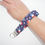 Thumbnail: Glitter Patriotic Red, White, and Blue Summer Wristlet Keychain