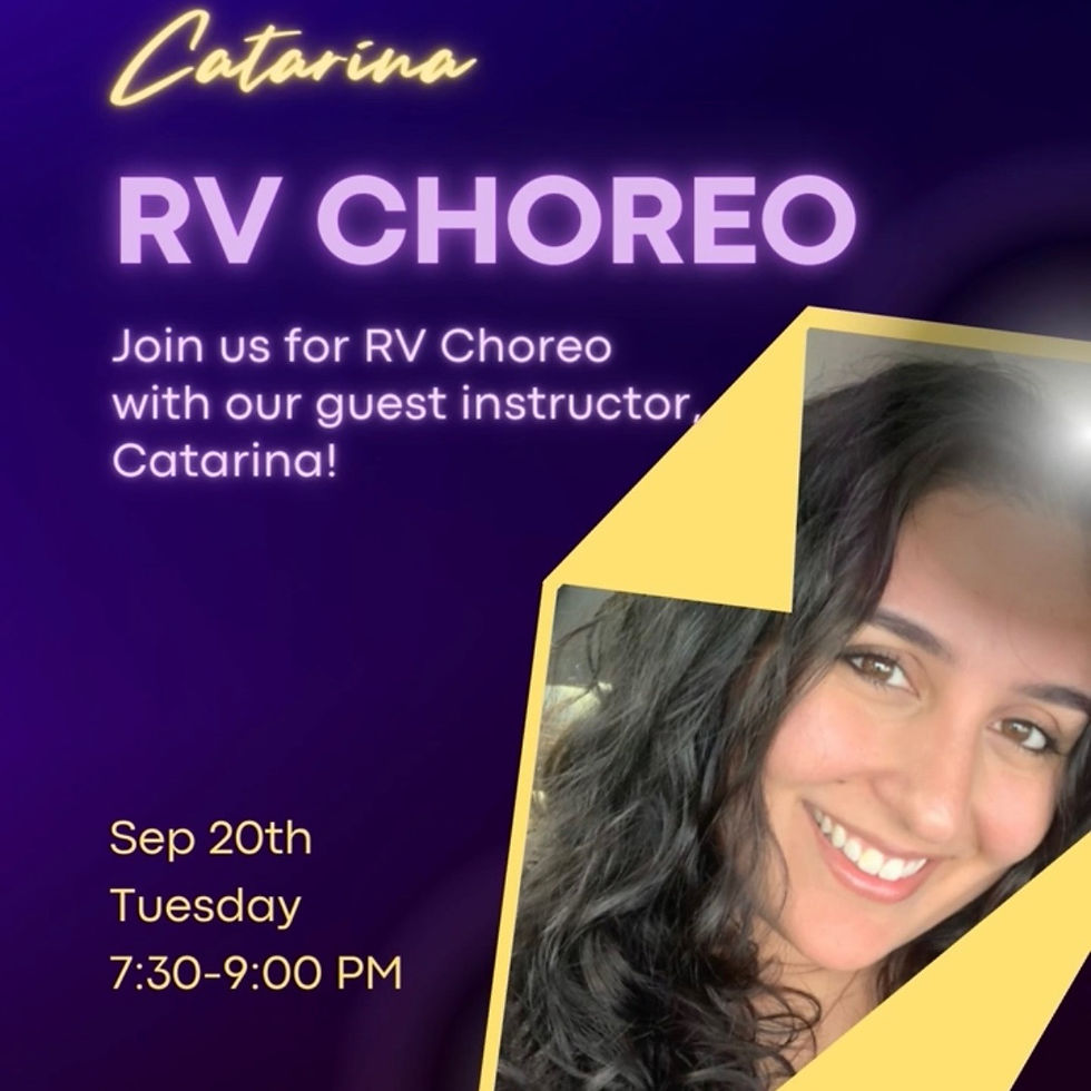 RV: Choreo - Guest Instructor Catarina