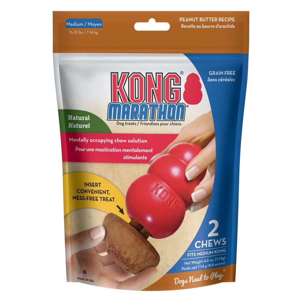 Kong Marathon® 2-pk Peanut Butter - Medium