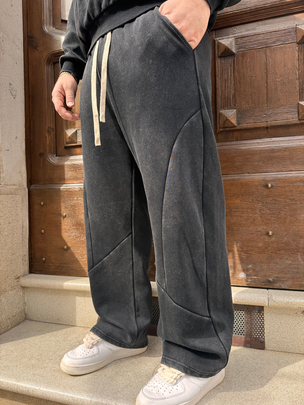 Miniatura: TUTA BALOON NERA GARZATA 