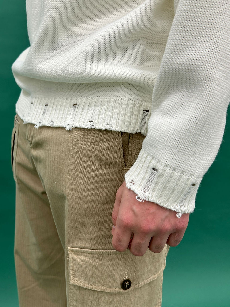 Miniatura: MAGLIONE CROCE STRASS 