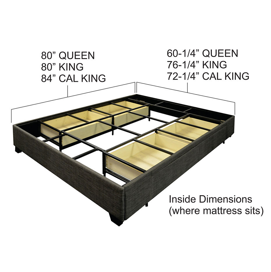 Best Bed Base with Storage Drawers- Dimensions