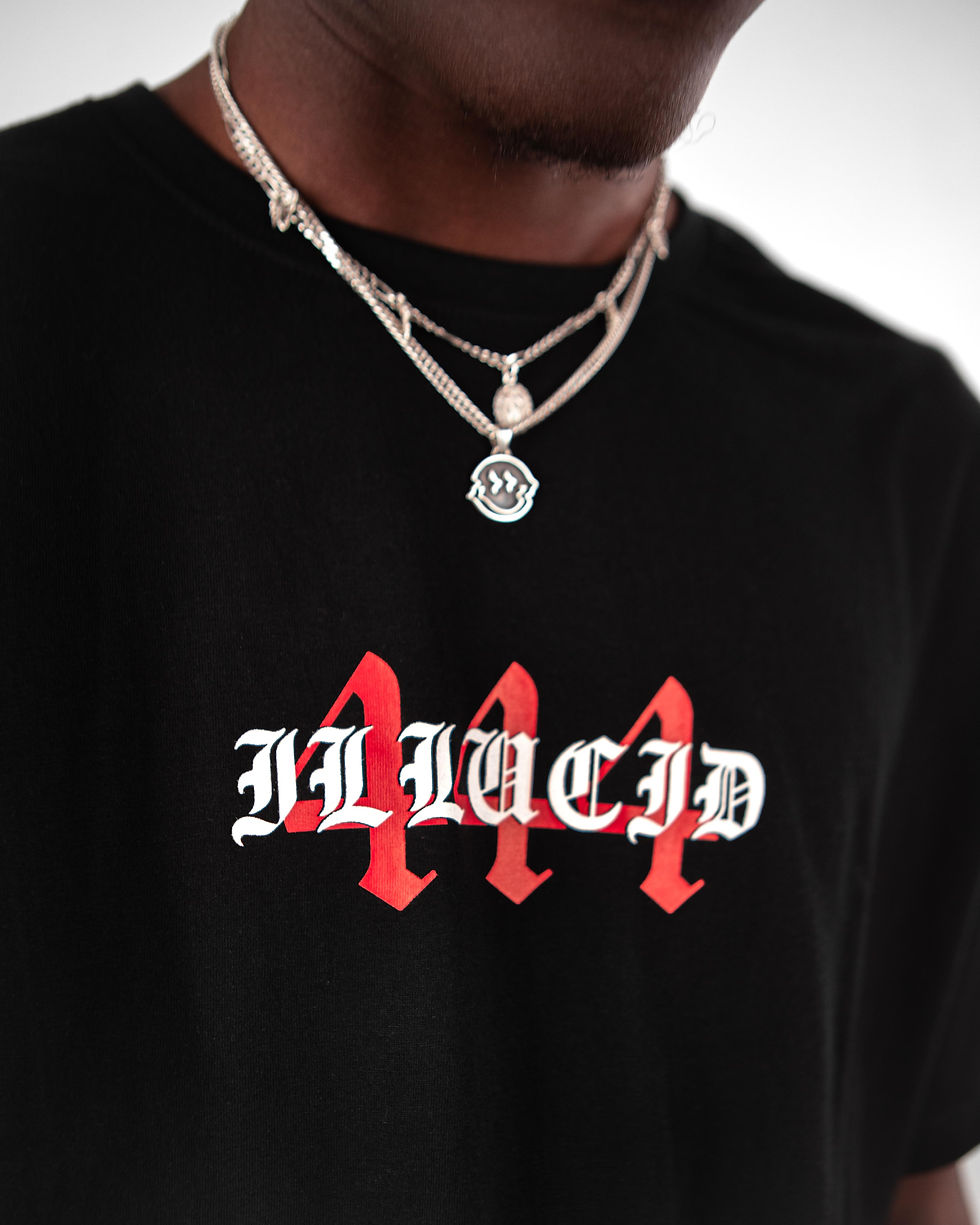 Thumbnail: 444 ANGEL OF PROTECTION BLK T-SHIRT