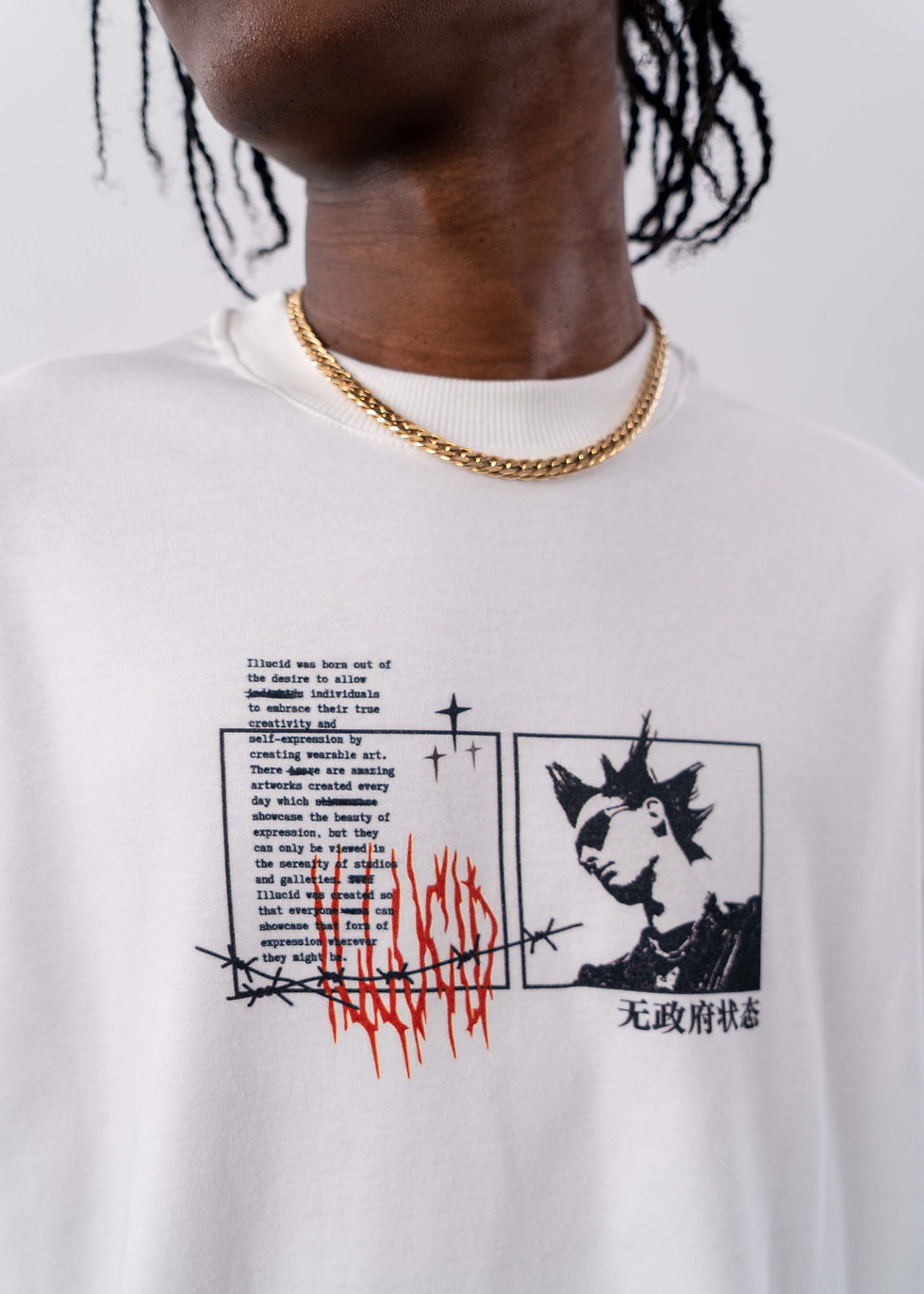 Thumbnail: DISSATISFIED WHITE PREMIUM T-SHIRT