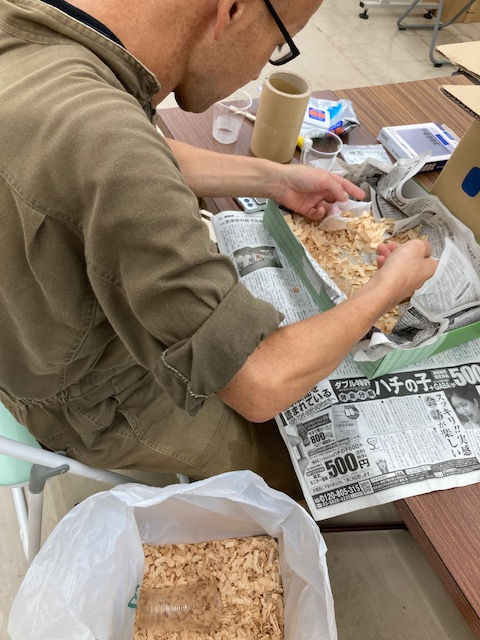 ヒノキの木浴材