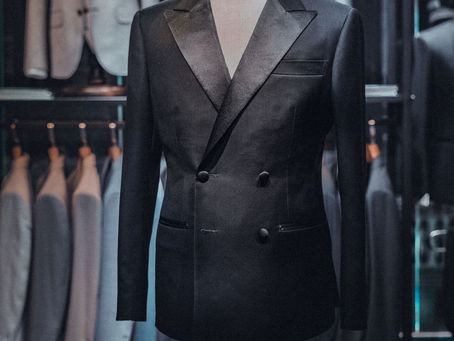 Double Breasted Black Tuxedo