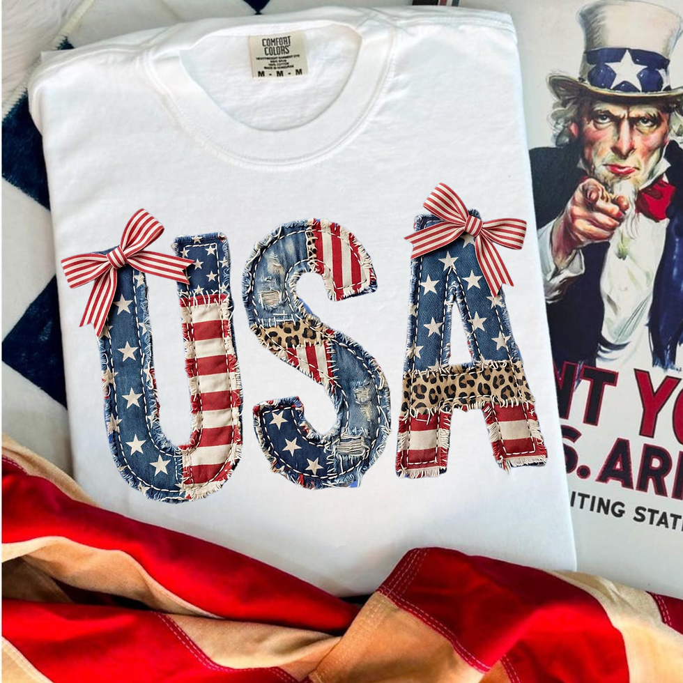 Thumbnail: USA Patchwork  Tee