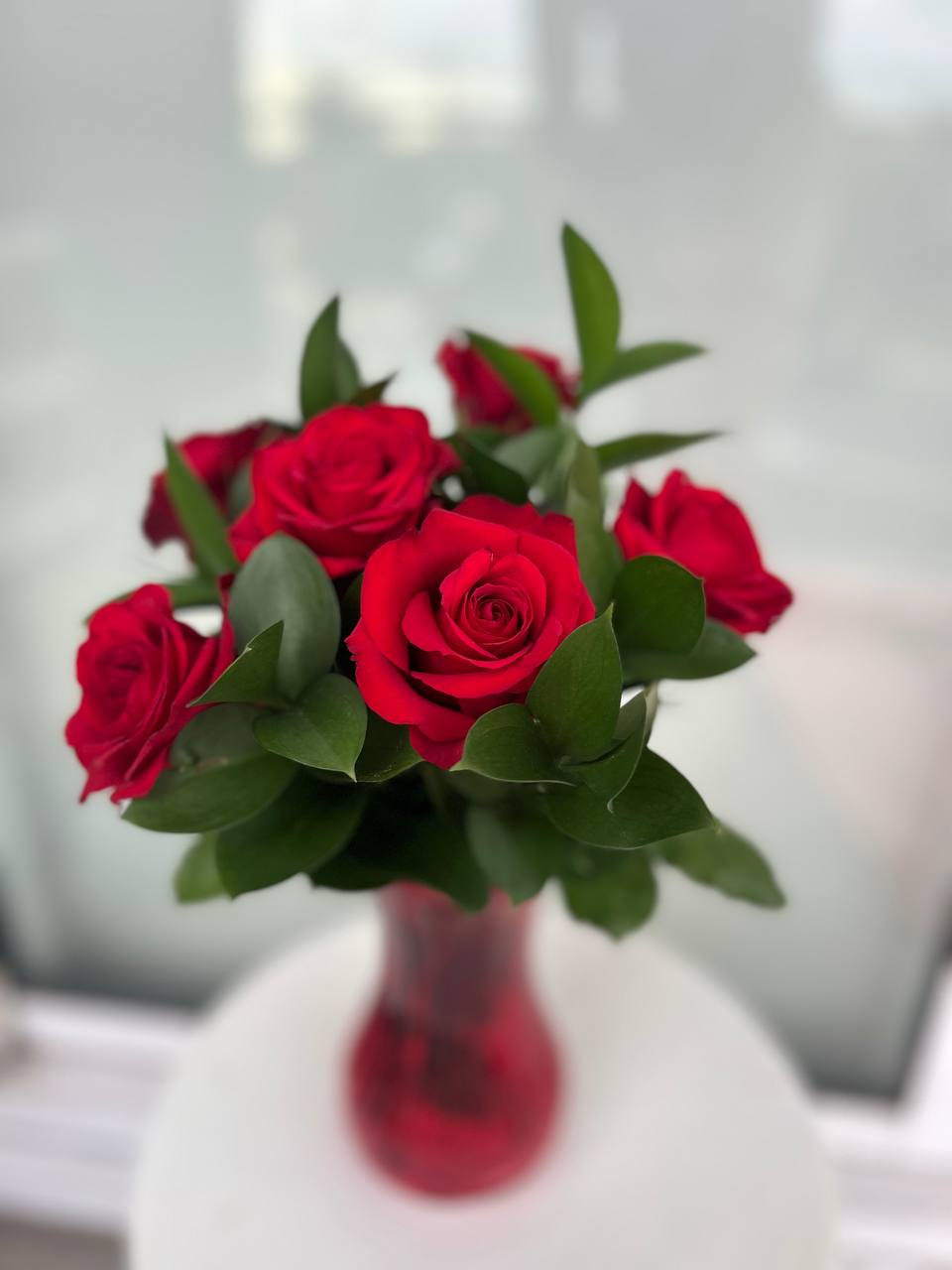 Thumbnail: 🌹Ruby Romance Rose Bouquet – 6 Red Roses🌹