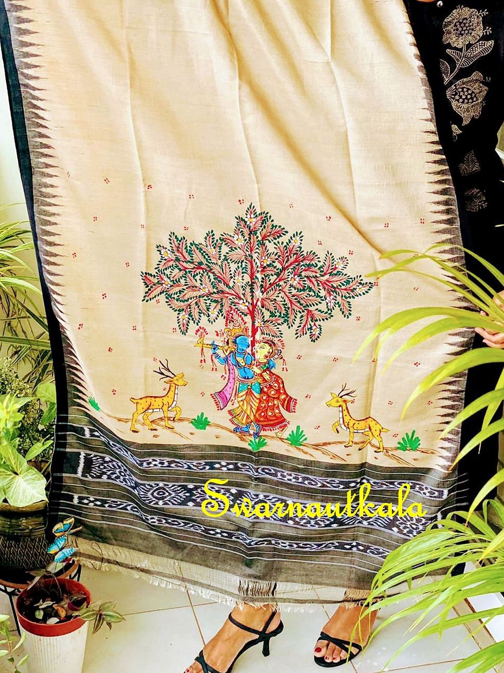 Thumbnail: Odisha's pride sambalpuri handloom dupatta