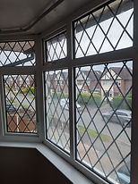 Misted & Lead Window Glass