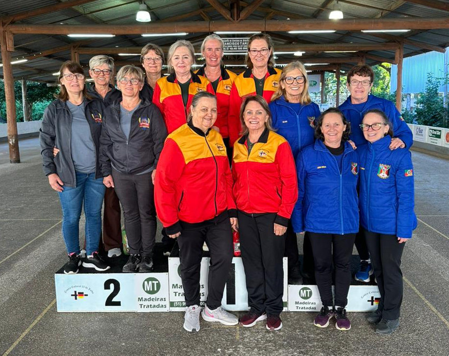 Campeãs por equipes feminino