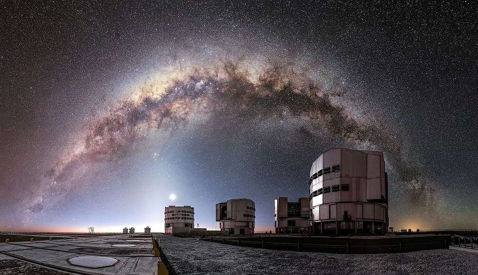 Observatório VLT no Chile.